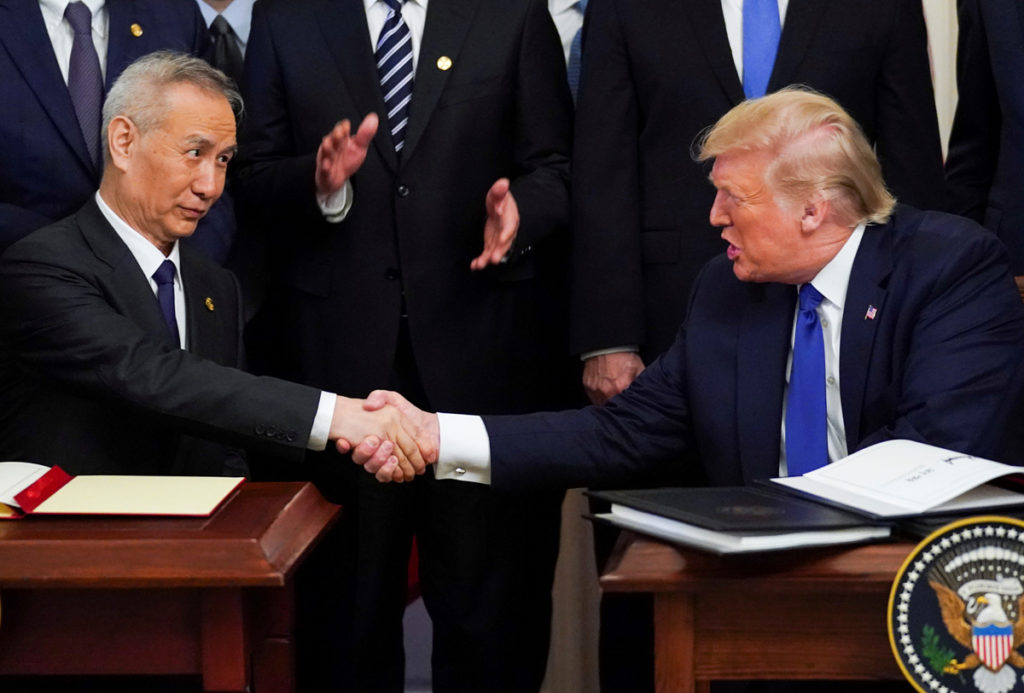 Acuerdo China-Estados Unidos fase 1