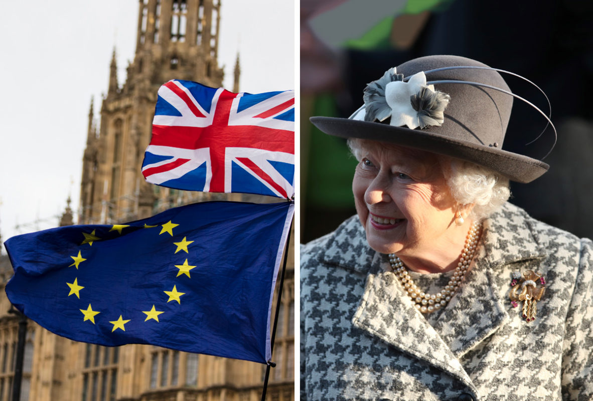 La reina Isabel II aprueba ley del Brexit