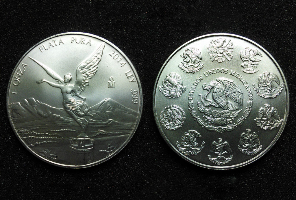Moneda de plata serie libertad