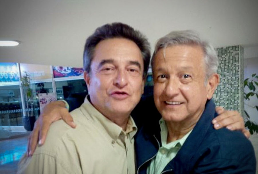 Pio Lorenzo y Andrés Manuel Lopez Obrador