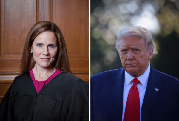 Trump se inclina por Coney Barrett para sustituir a Ruth Bader en la Corte Suprema