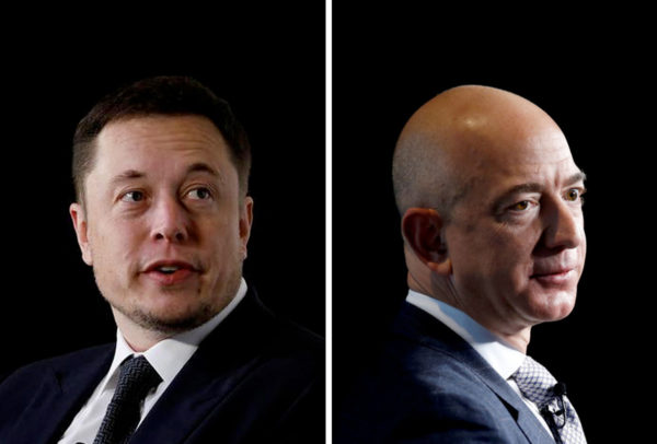 Elon Musk y Jeff Bezos se turnan para ser la persona más rica del mundo
