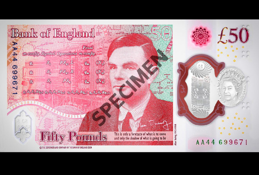 Billete Reino Unido Alan Turing