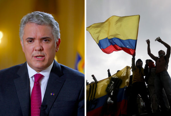 Presidente de Colombia se abre al diálogo tras violentas protestas