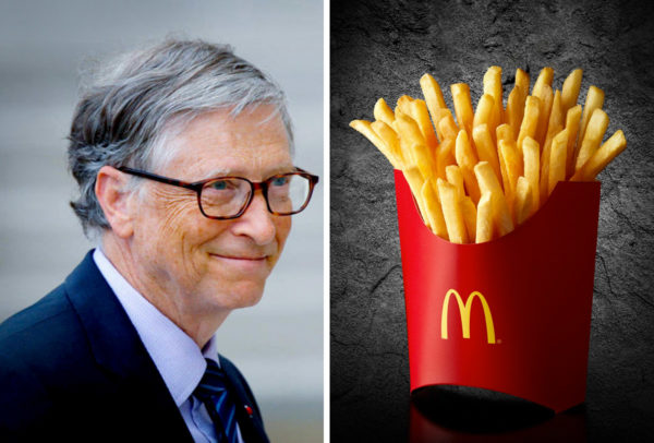 Bill Gates es el proveedor de papas de McDonald’s con terrenos en 18 estados de EU
