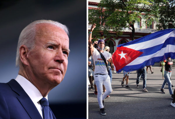 Biden pide al gobierno cubano escuchar a su gente “en vez de enriquecerse a ellos mismos”