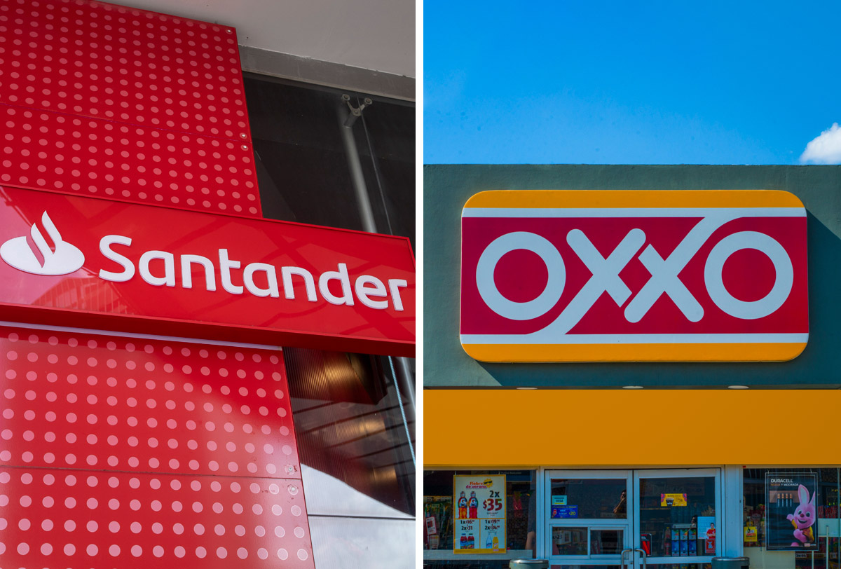 Los clientes de Santander ya pueden hacer retiros en efectivo en las tiendas Oxxo