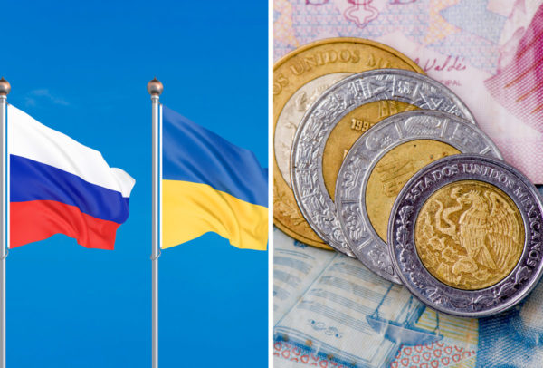 Peso se deprecia por aumento de tensiones en Ucrania; cotiza en 20.57 unidades por dólar