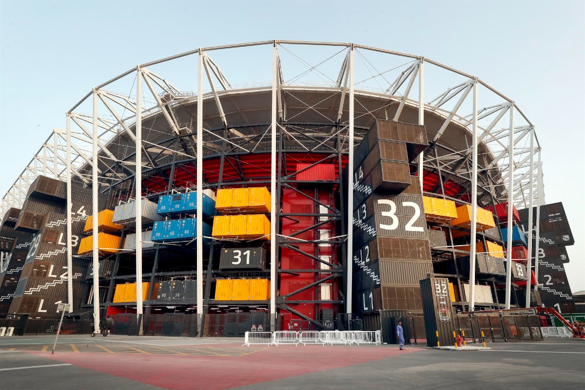Qatar 2022: El primer estadio desarmable resistió la prueba de la afición mexicana