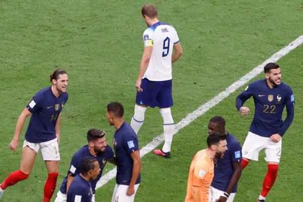 Francia gana 2-1 a Inglaterra y se verá con Marruecos en semifinal