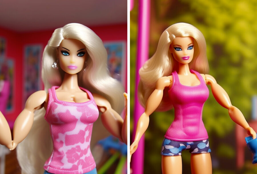 Barbie musculosa