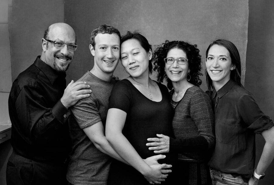 Mark Zuckerberg y su familia