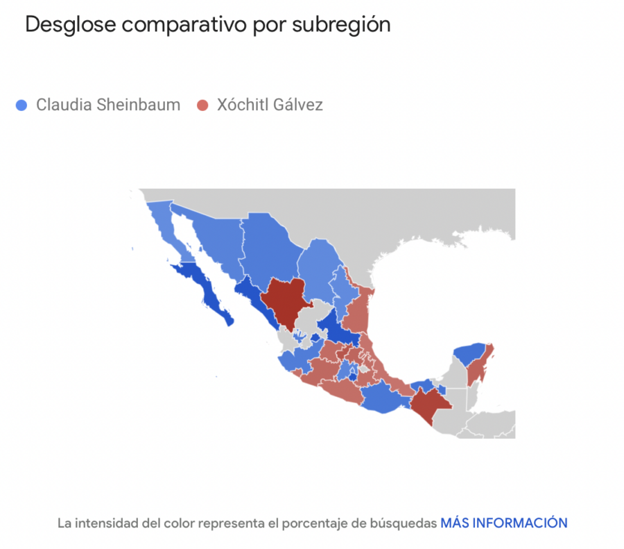 Xóchitl Gálvez, the candidate for the presidency of Mexico with the most searches on Google