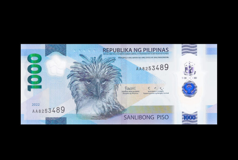 Billete de 1000 pesos de Filipinas (2022)