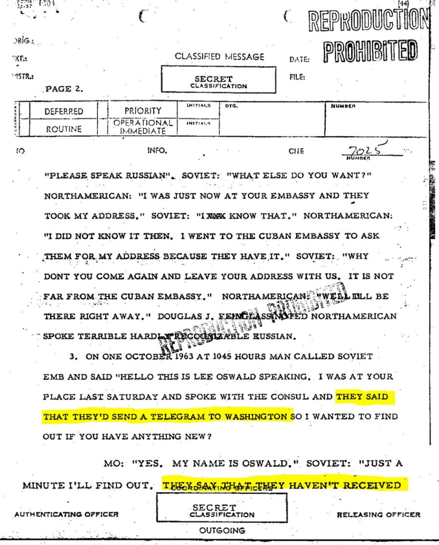 Who did Lee H. Oswald meet in Mexico before killing John F. Kennedy?