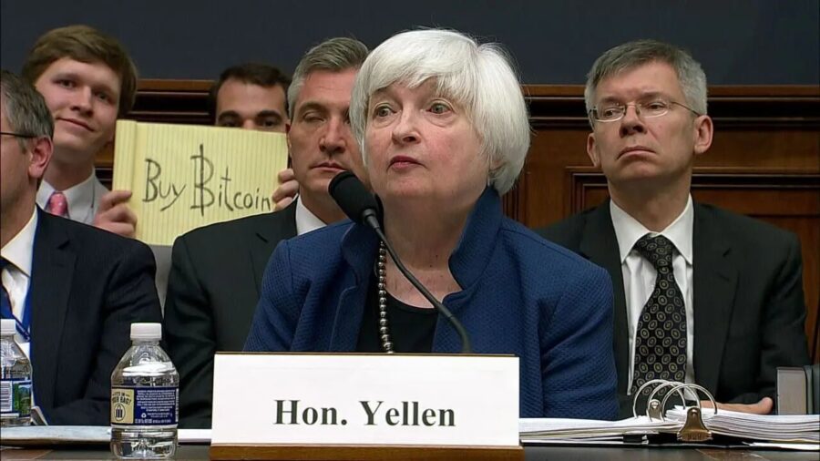Yanet Yellen (buy Bitcoin)