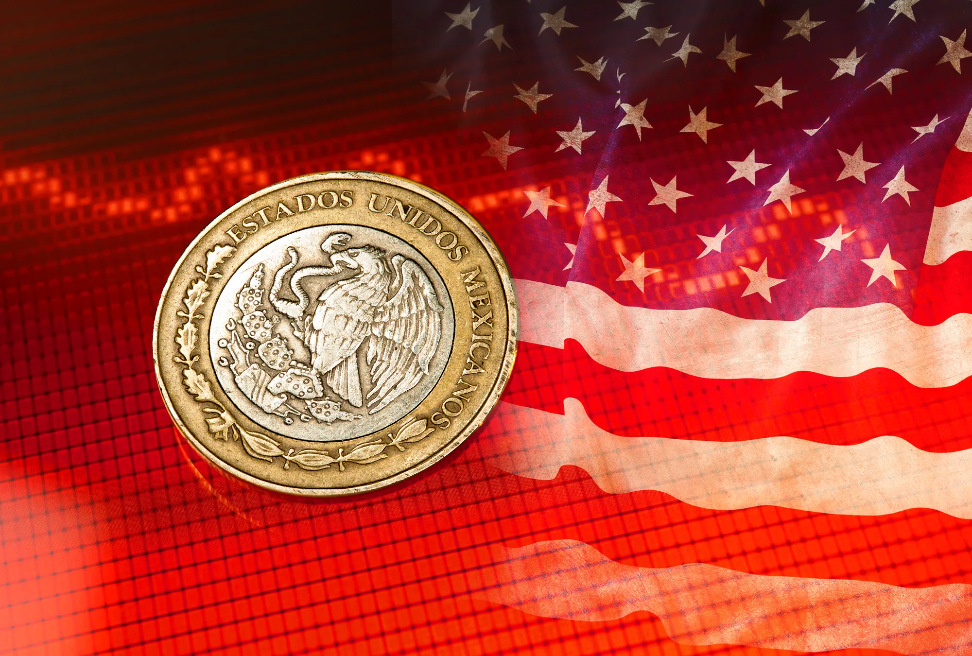 Peso se debilita 1.25% contra el dólar ante el alza de los bonos estadounidenses