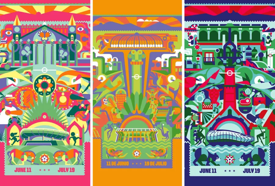 México presenta sus 3 pósters para el Mundial de futbol 2026