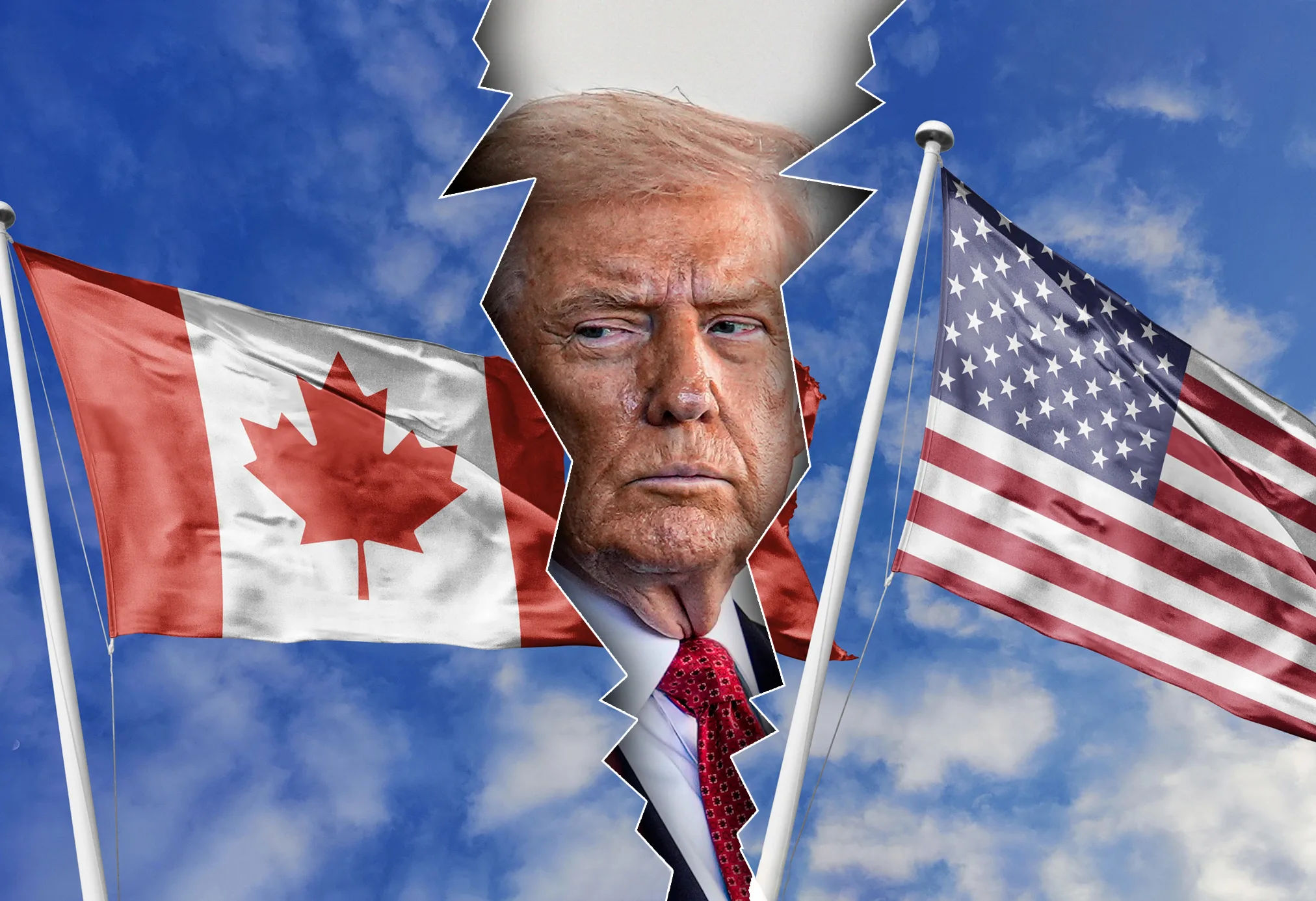 Trump endurece la guerra comercial con Canadá: veta alcohol, lácteos y motocicletas