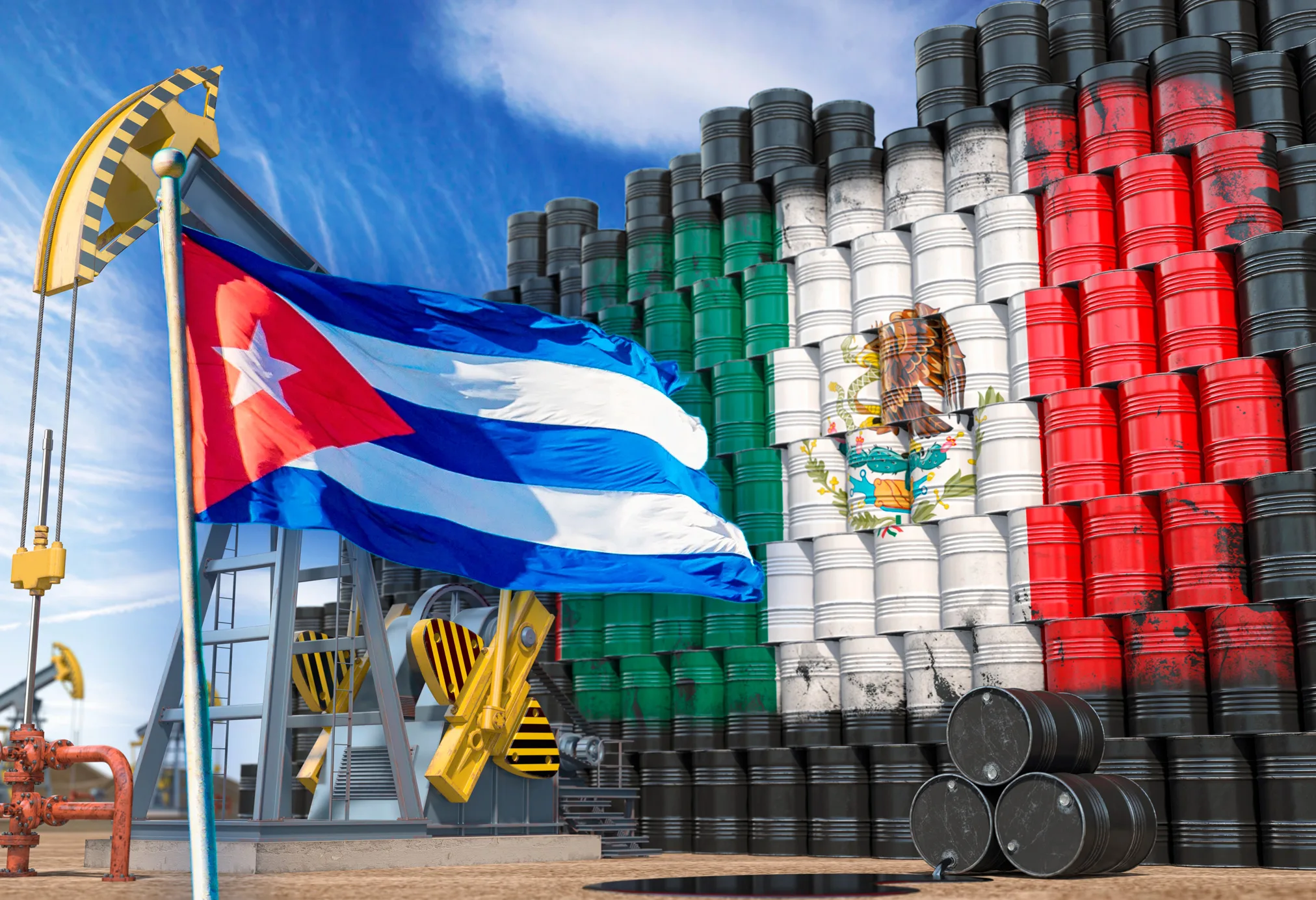 México frena envíos de petróleo a Cuba ante amenaza de aranceles y presión de Trump