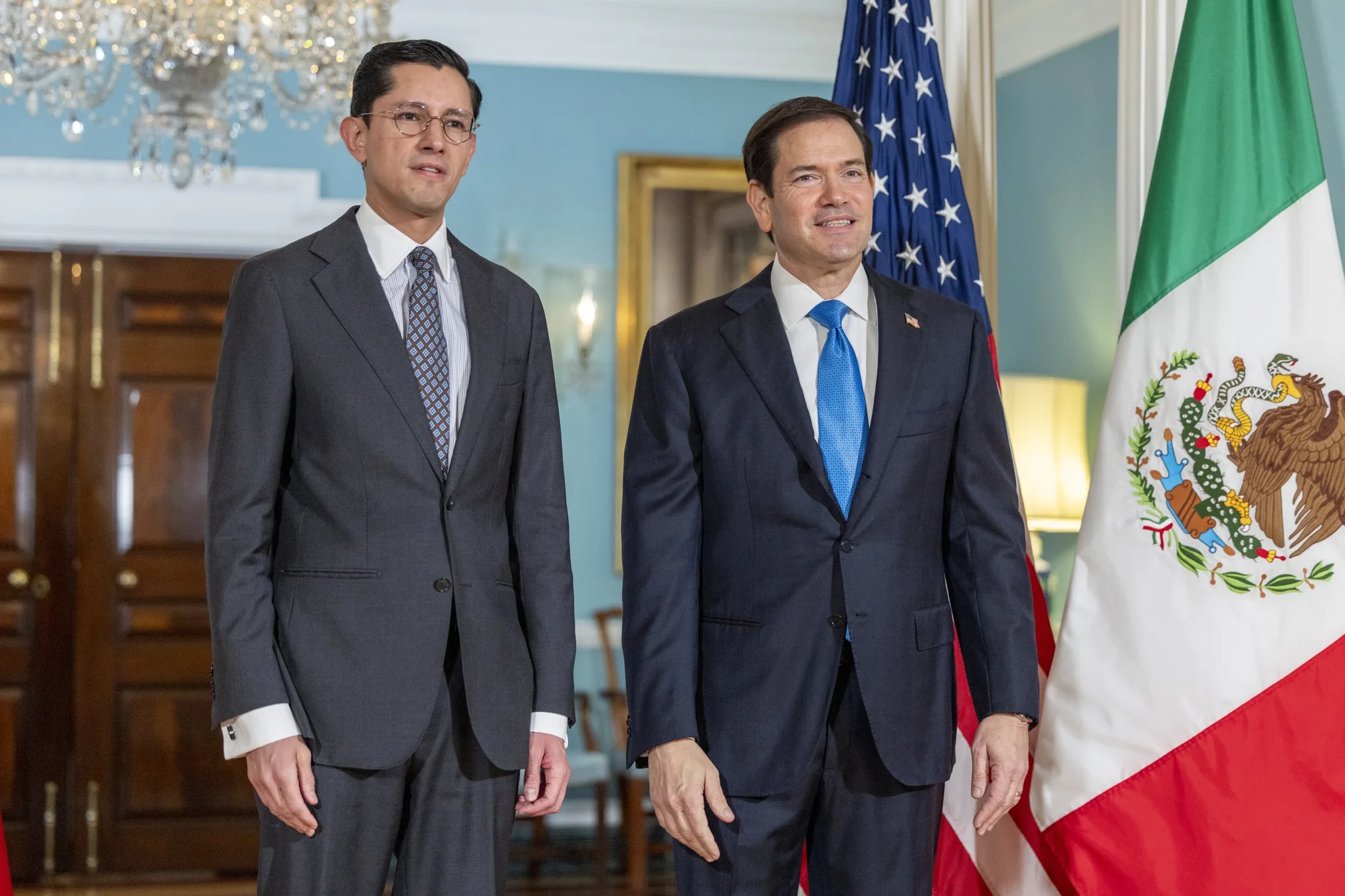 Marco Rubio y Roberto Velasco se reúnen en Washington en medio de la negociación del T-MEC